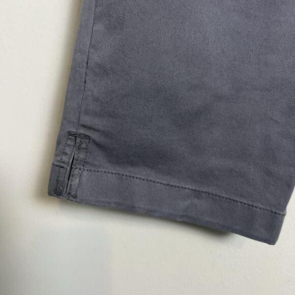 NWT L L Bean Women's Cropped Pants Gray Plus Sz 16 Organic Cotton Casual Outdoor - Picture 4 of 13